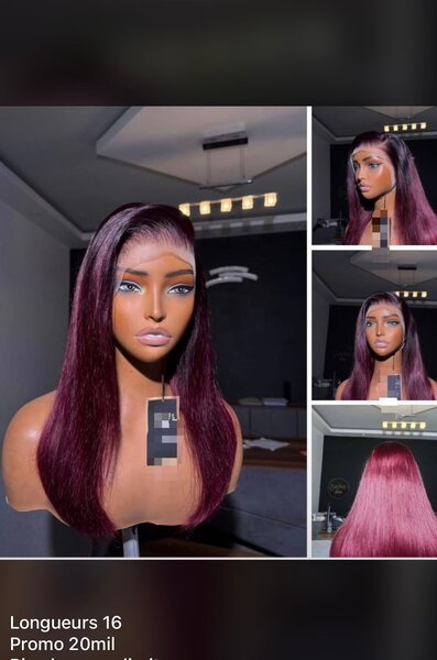 Perruque Lace Front Ombre