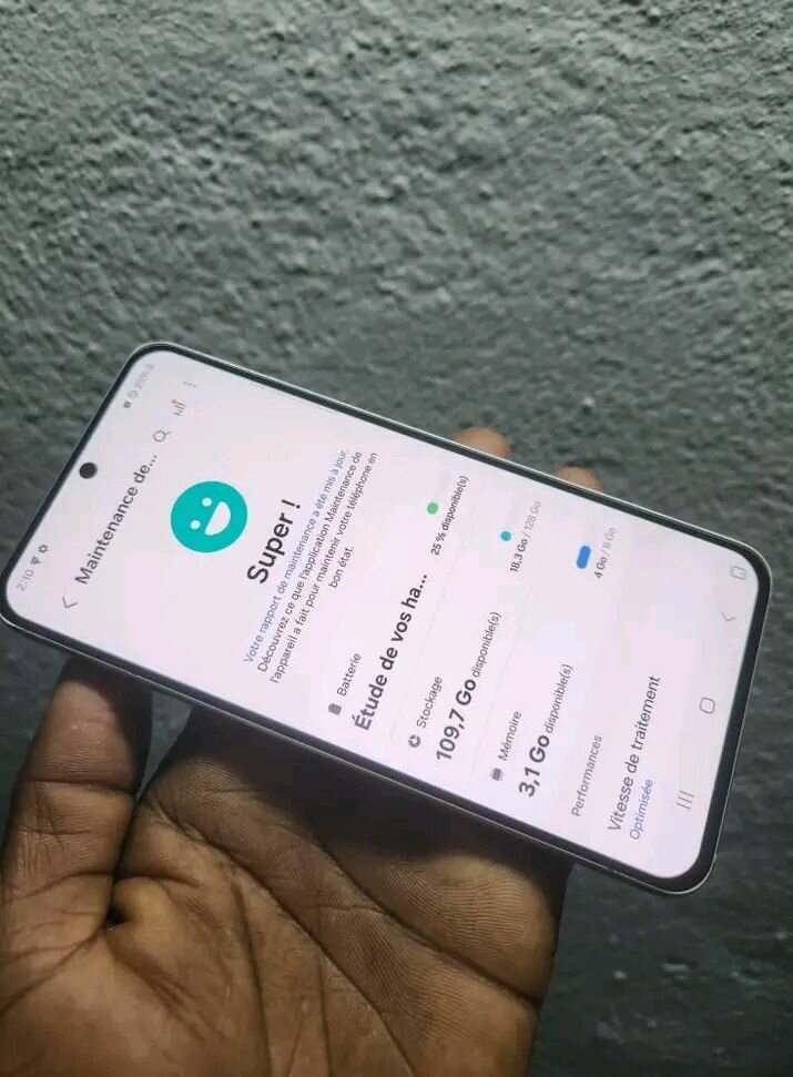 Smartphone Android 128 Go Blanc