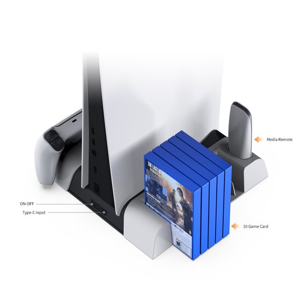 DOBE MULTI-FUNCTION COOLING CHARGING DOCK FOR PS5 MODEL