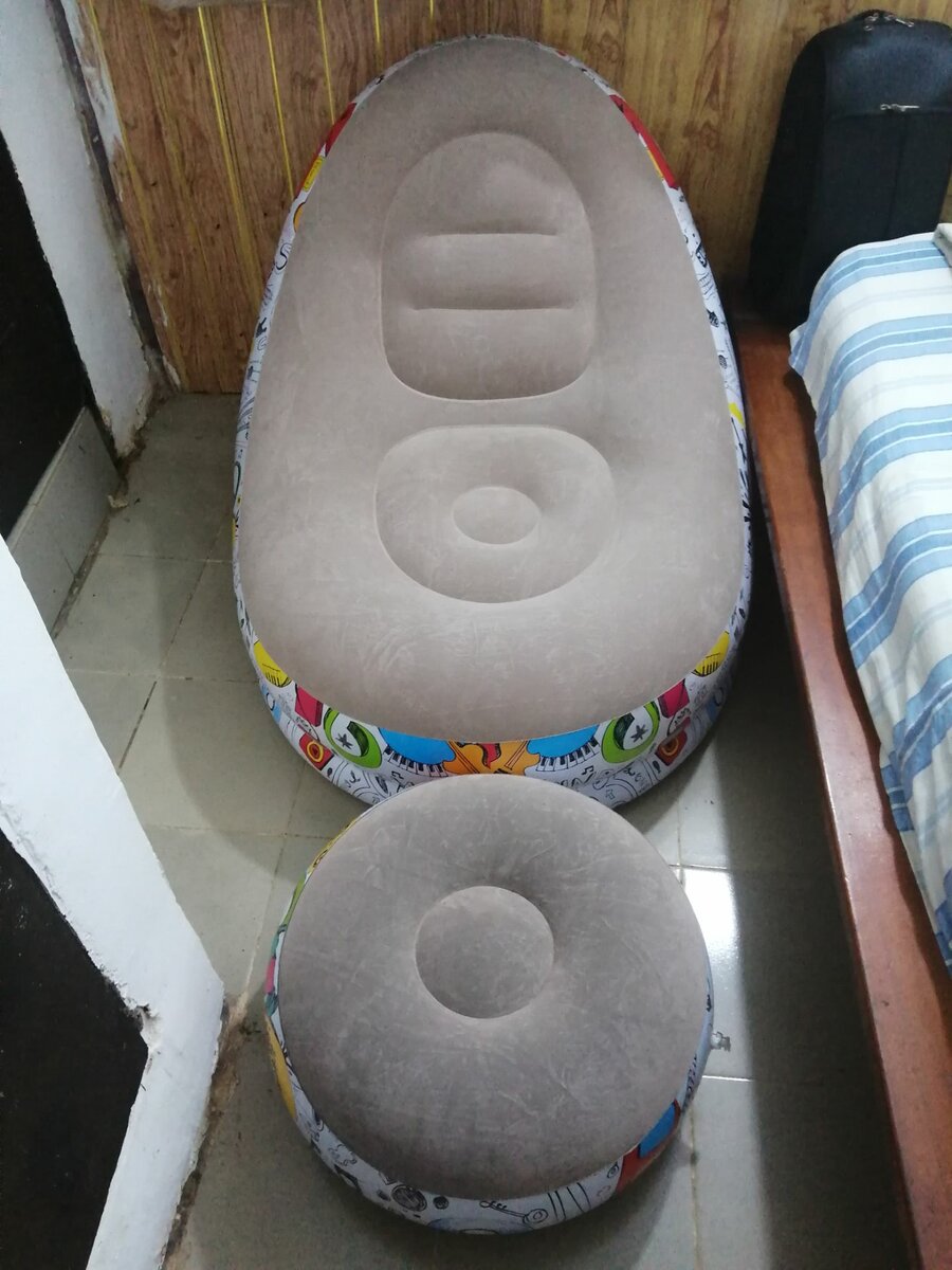 Mini fauteuil gonflable confortable