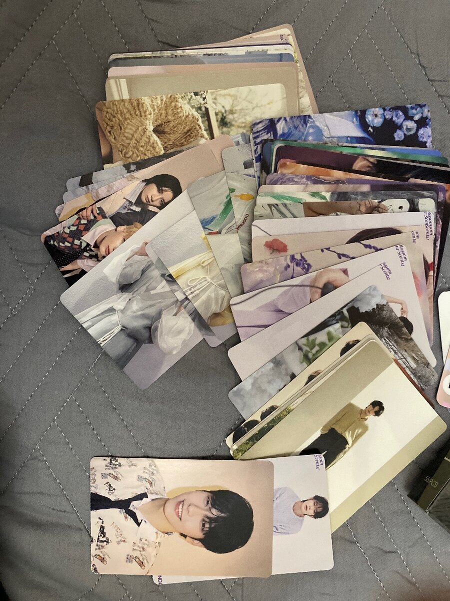 Карточки от корейской группы «tomorrow by together (txt)55шт