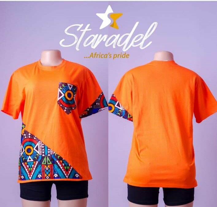 African Print T-shirt and Lacoste Unisex