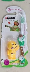 Kids Toothbrush Pack with Toy Cute Tooth Brush for Kids Ultra Soft Kids Toothbrush cartoon toothbrush for kid Kids & Child Toothbrush With Toy Premium Quality Soft Brush