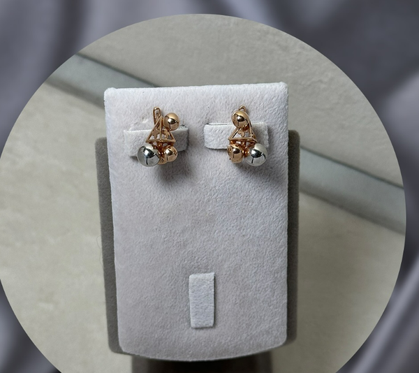 Золотые серьги