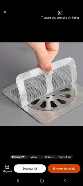 Couverture de drain anti-blocage