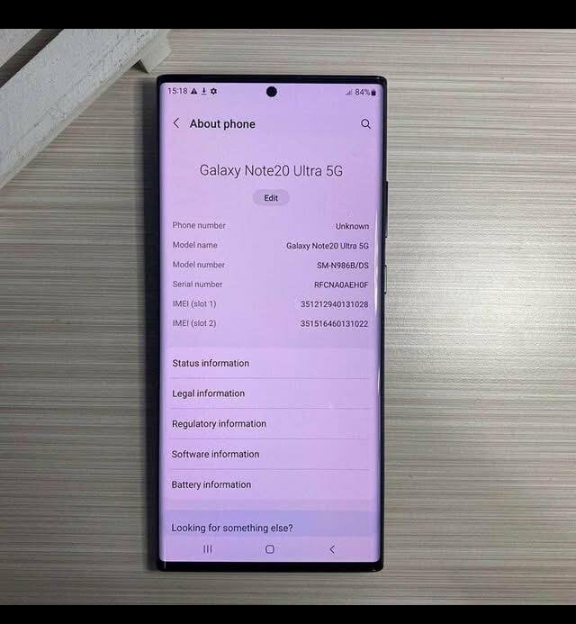 Samsung galaxy note20 ultra