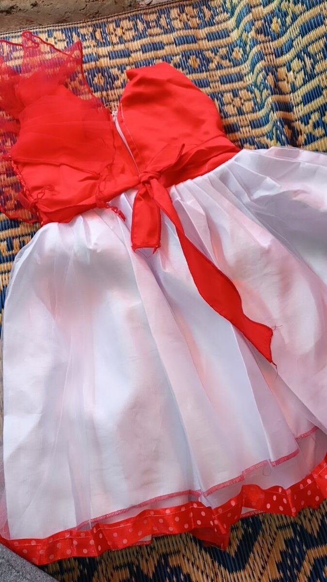Robe de Fête Enfant Rouge