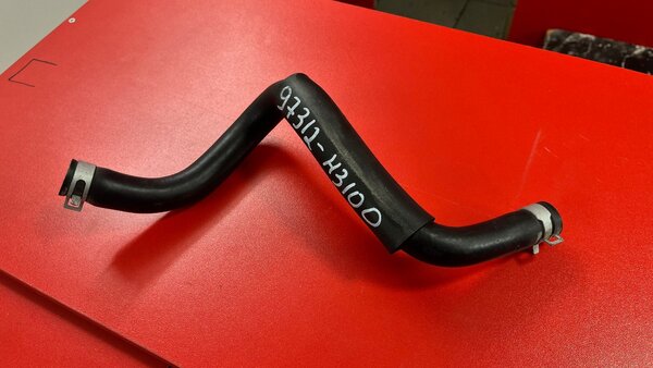 Радиатор печки и патрубки системы