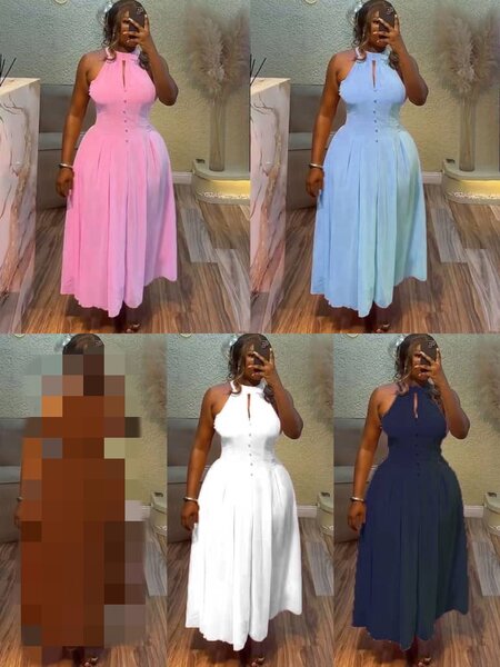 Robe dos nu élégante femme