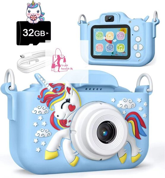 Caméra Enfant Licorne 32 Go