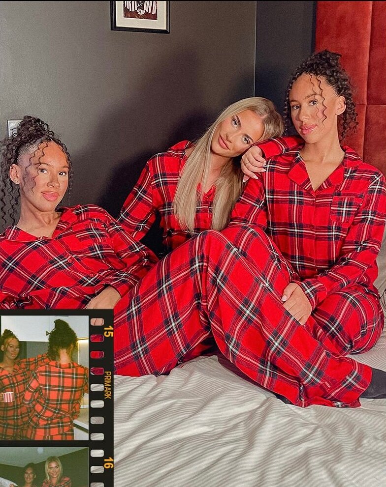 Pyjama en flanelle à carreaux