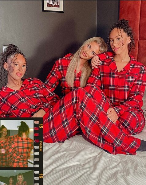 Pyjama en flanelle à carreaux