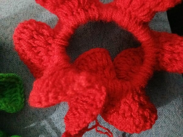 Chouchou tricoté coloré