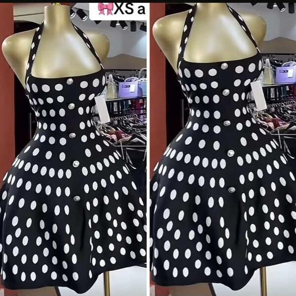 Robe Polka Dot Élégante