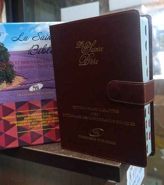 Bible Sainte en Cuir à coffret