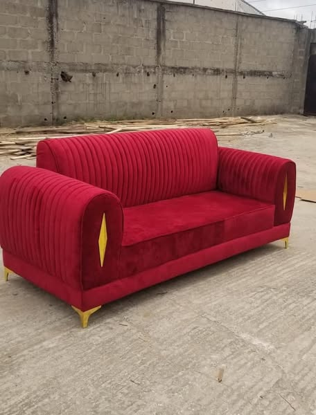 burgundy sofa set