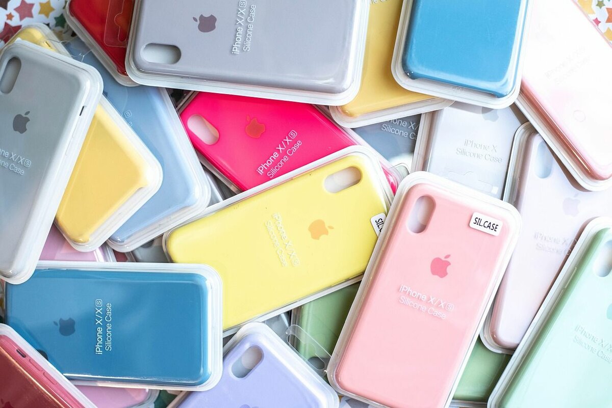 Coque en silicone pour iPhone