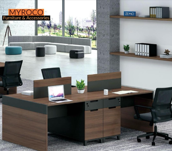 4 seater workstation