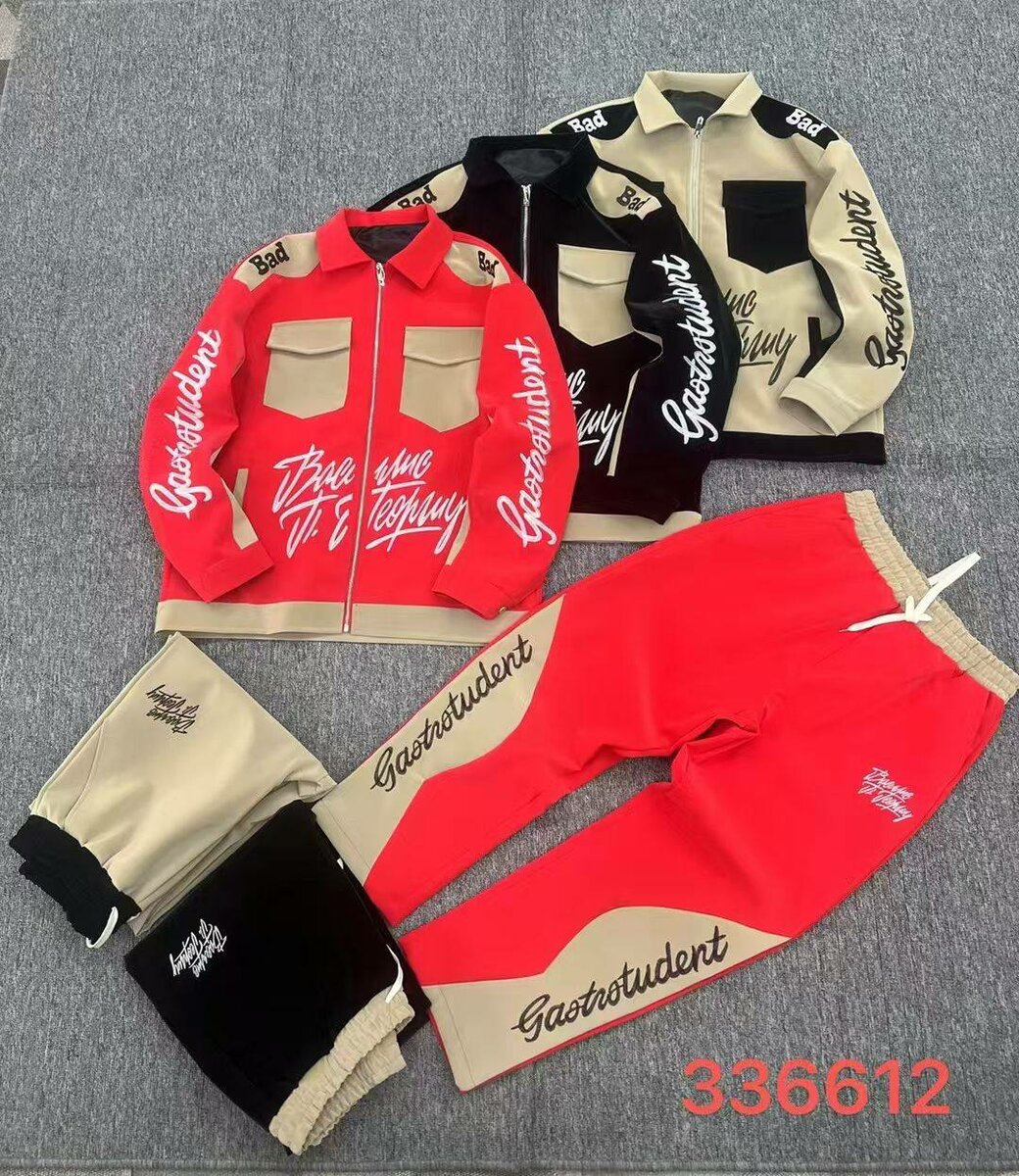 Men's leather top and down