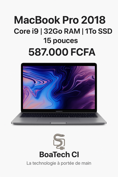 MacBook Pro 2018 i9 32Go RAM