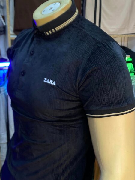 t-shirt black zara