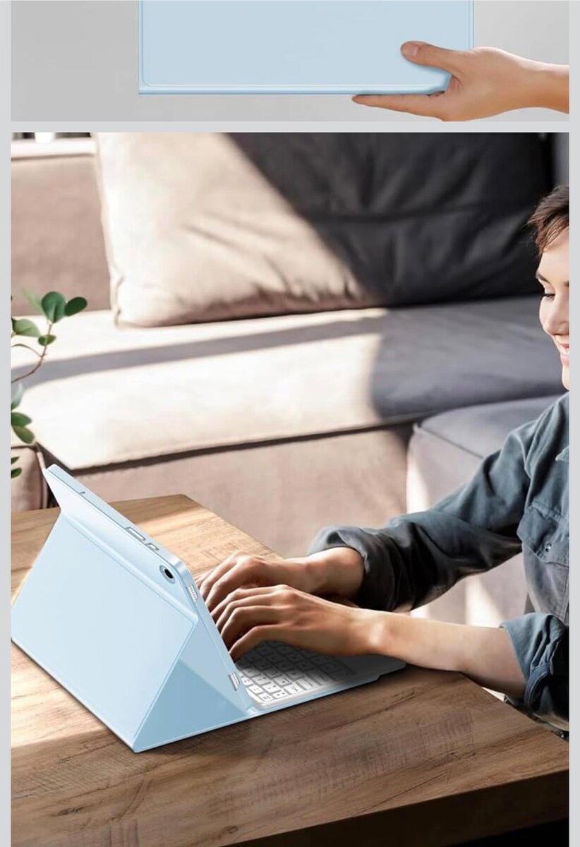 Coque avec clavier Galaxy Tab A9+