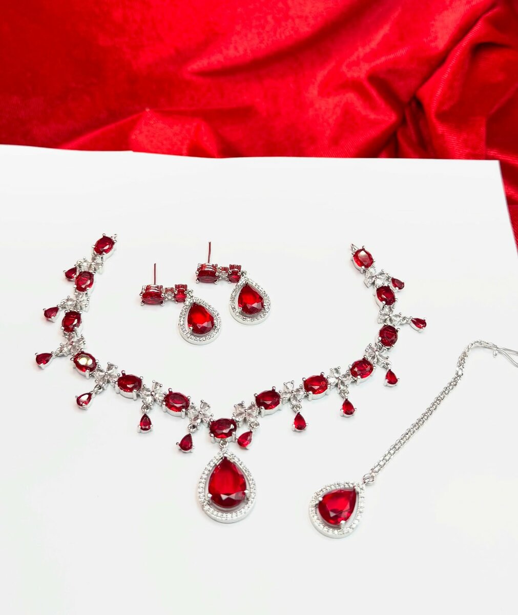 American Diamond 1 karat set