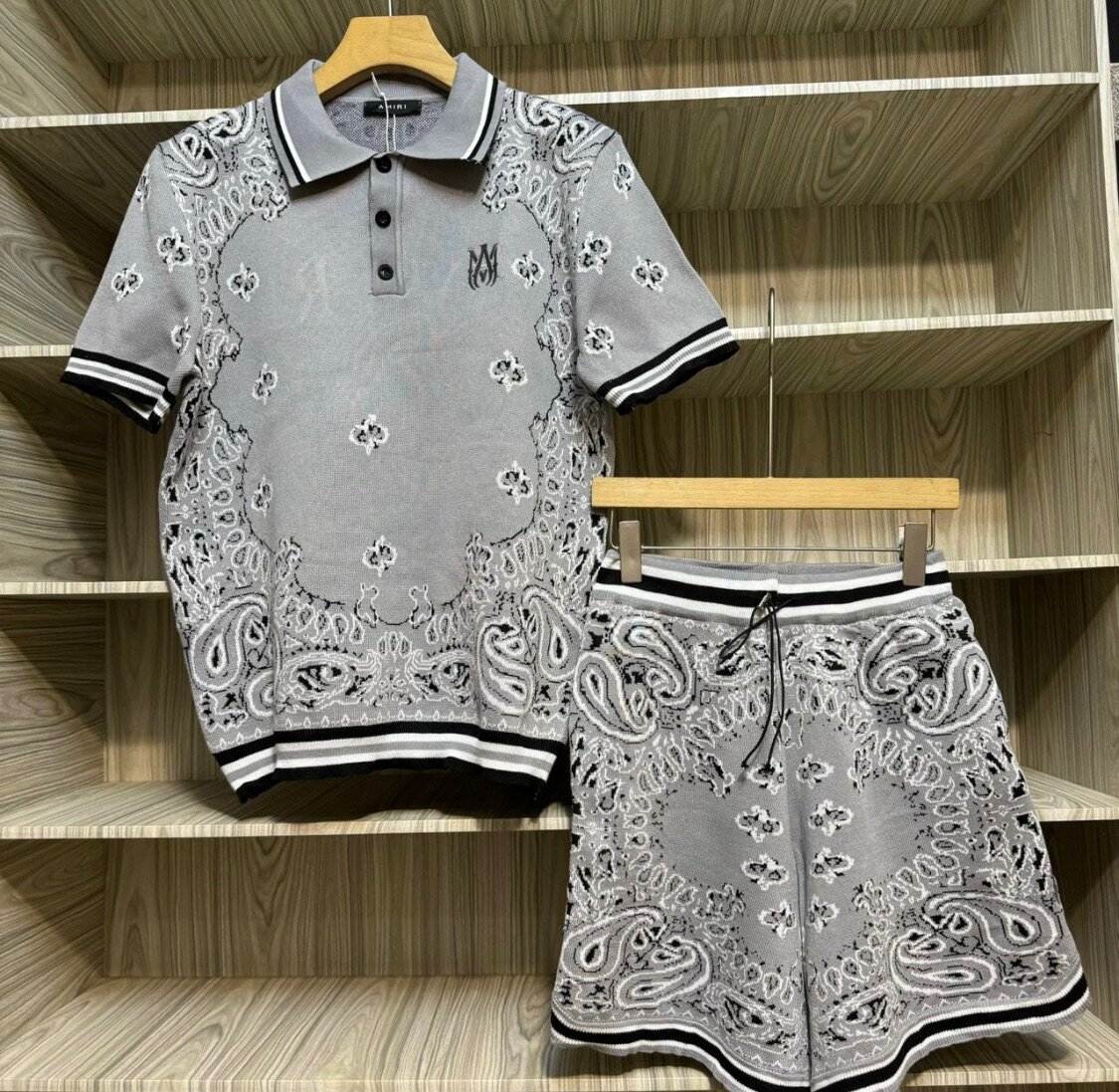 Branded Amiri Top And Down