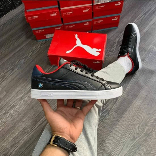 Sneakers noir et rouge homme