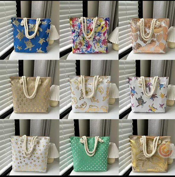 Sac Tendance en Toile Imprimée