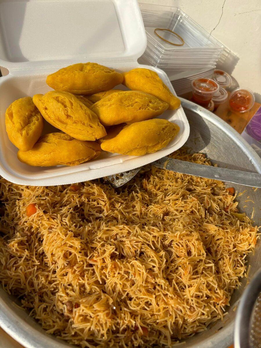 Vermicelles avec galettes