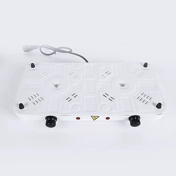 Plaque chauffante électrique double