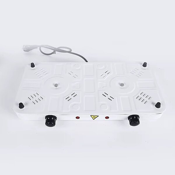 Plaque chauffante électrique double