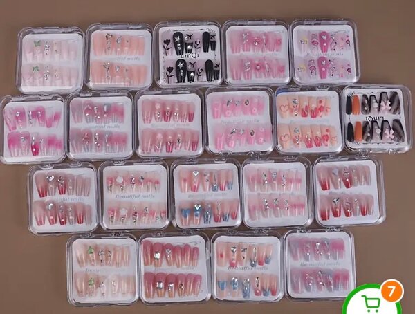 Ensemble d'Ongles Fantaisie