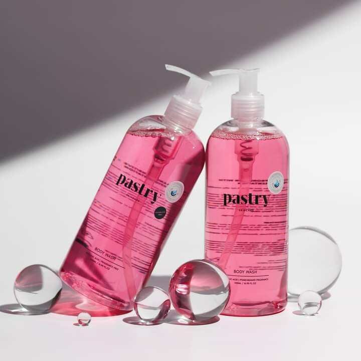 Pastry Skincare, glycolic acid bodywash