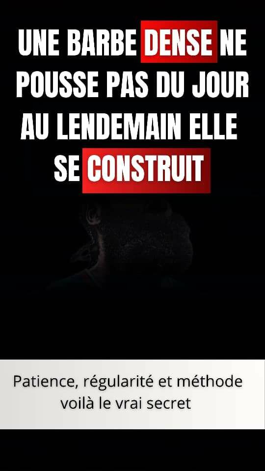 Barbe dense = minoxidil