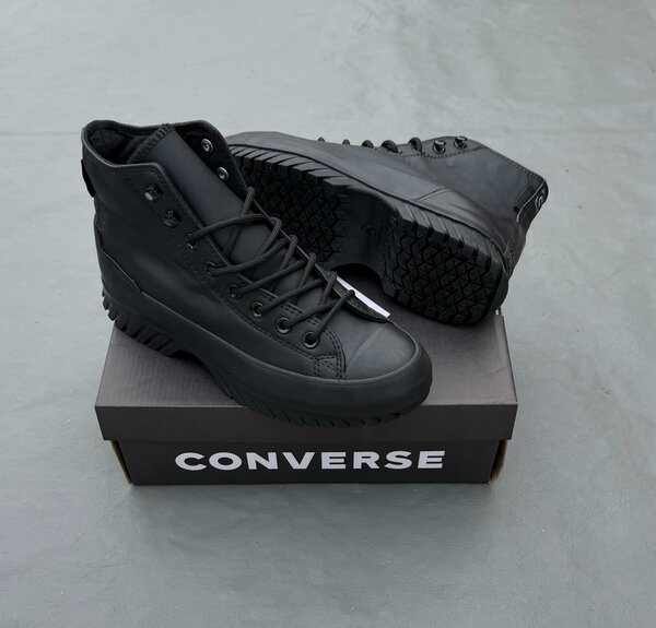 Bottes noires Converse robustes