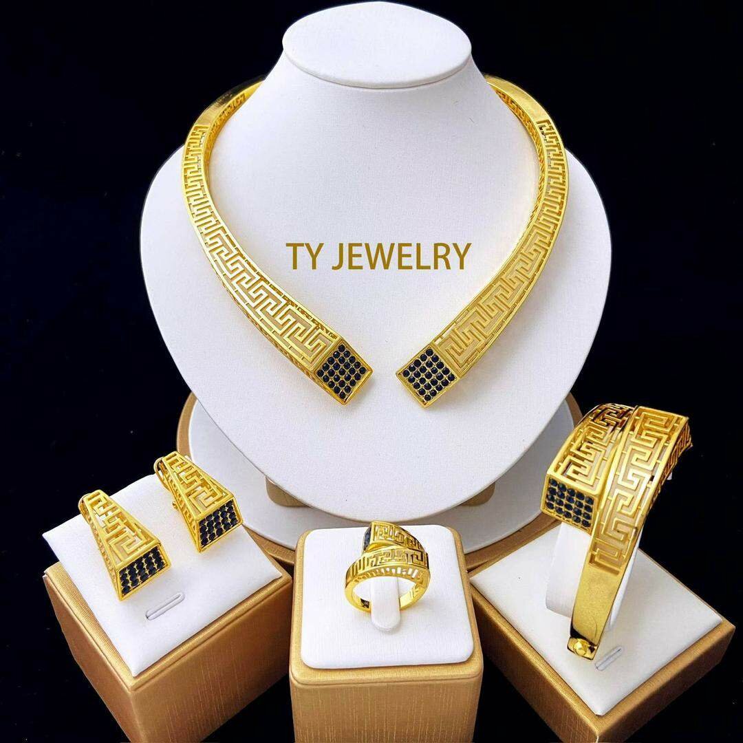 Collier et Bracelet Dorés