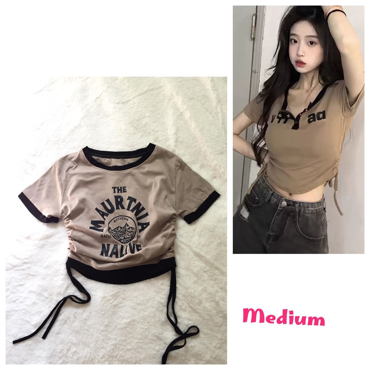 Salaula crop tops and tops