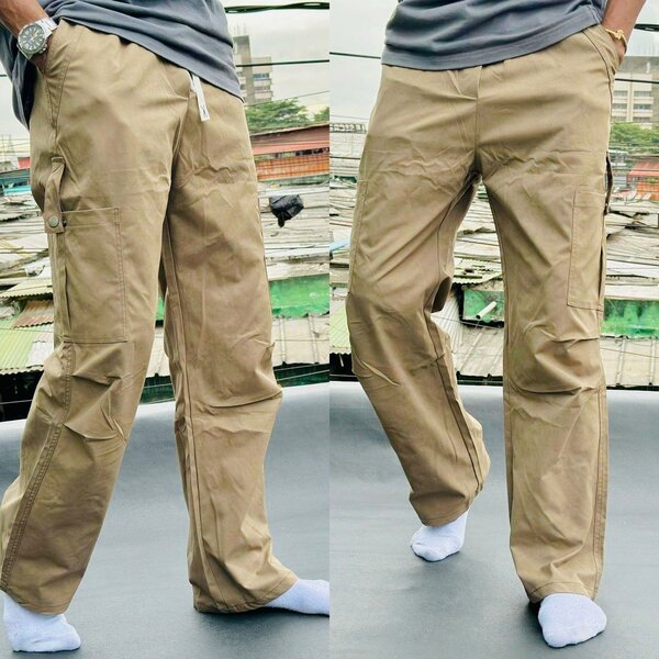 Pantalon cargo ample homme