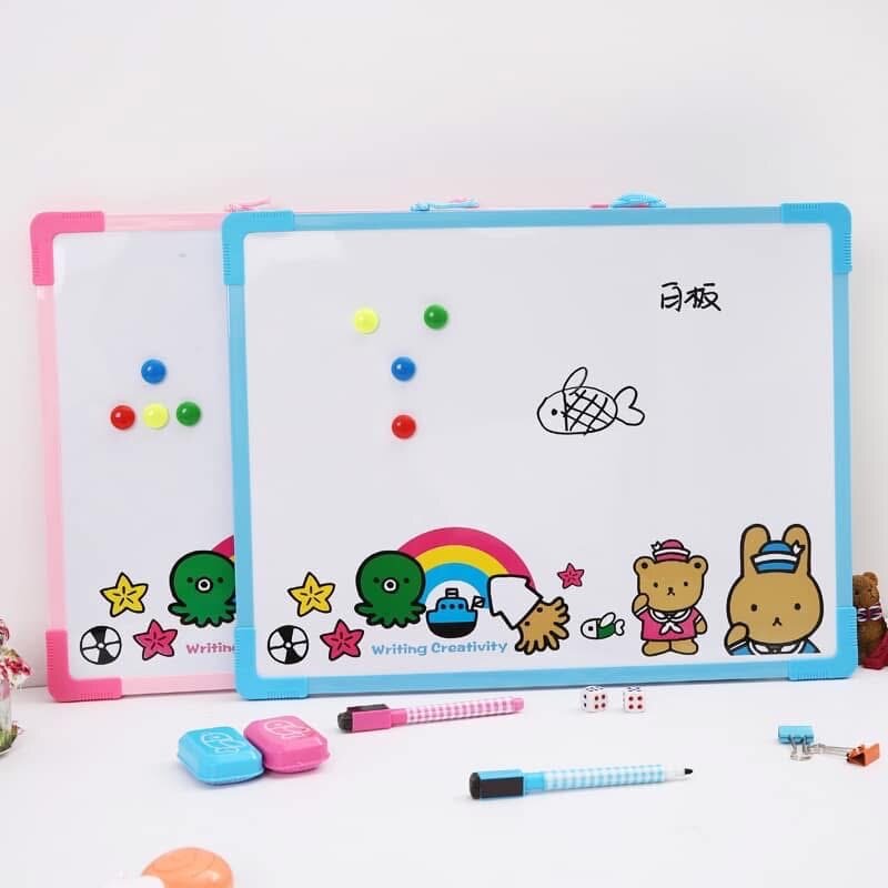 Tableau blanc magnétique coloré