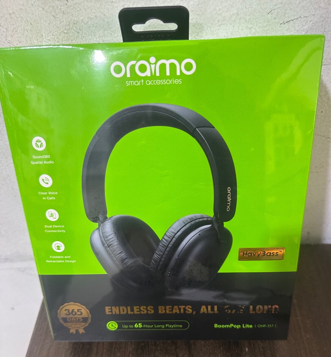 Oraimo Casque Bluetooth BoomPop