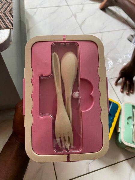 Boîte à lunch avec couverts