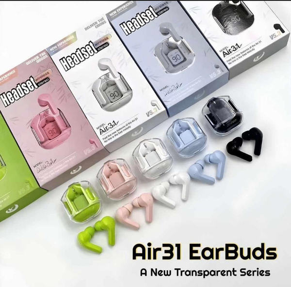 Noise cancelling earbuds with Long battery life,A31