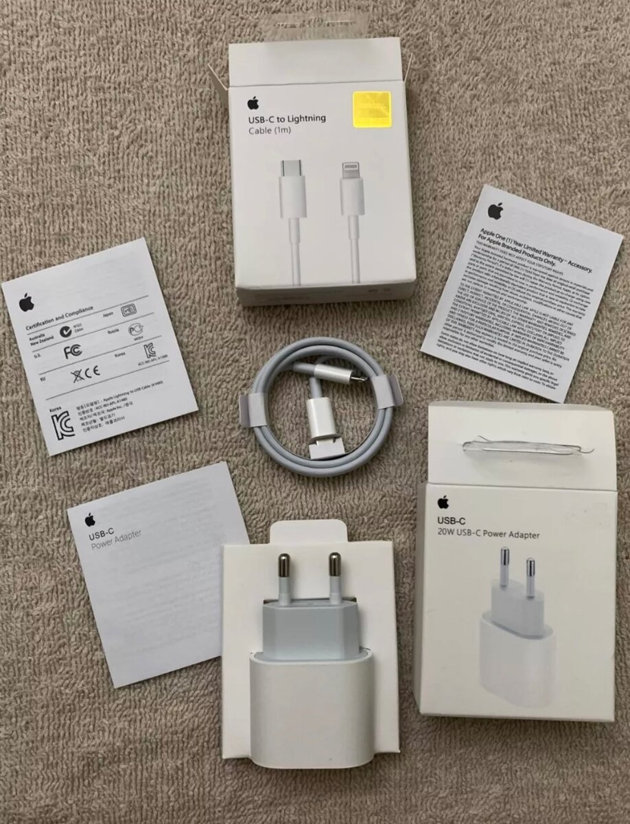 Быстрая зарядка на айфон 20w оригинал