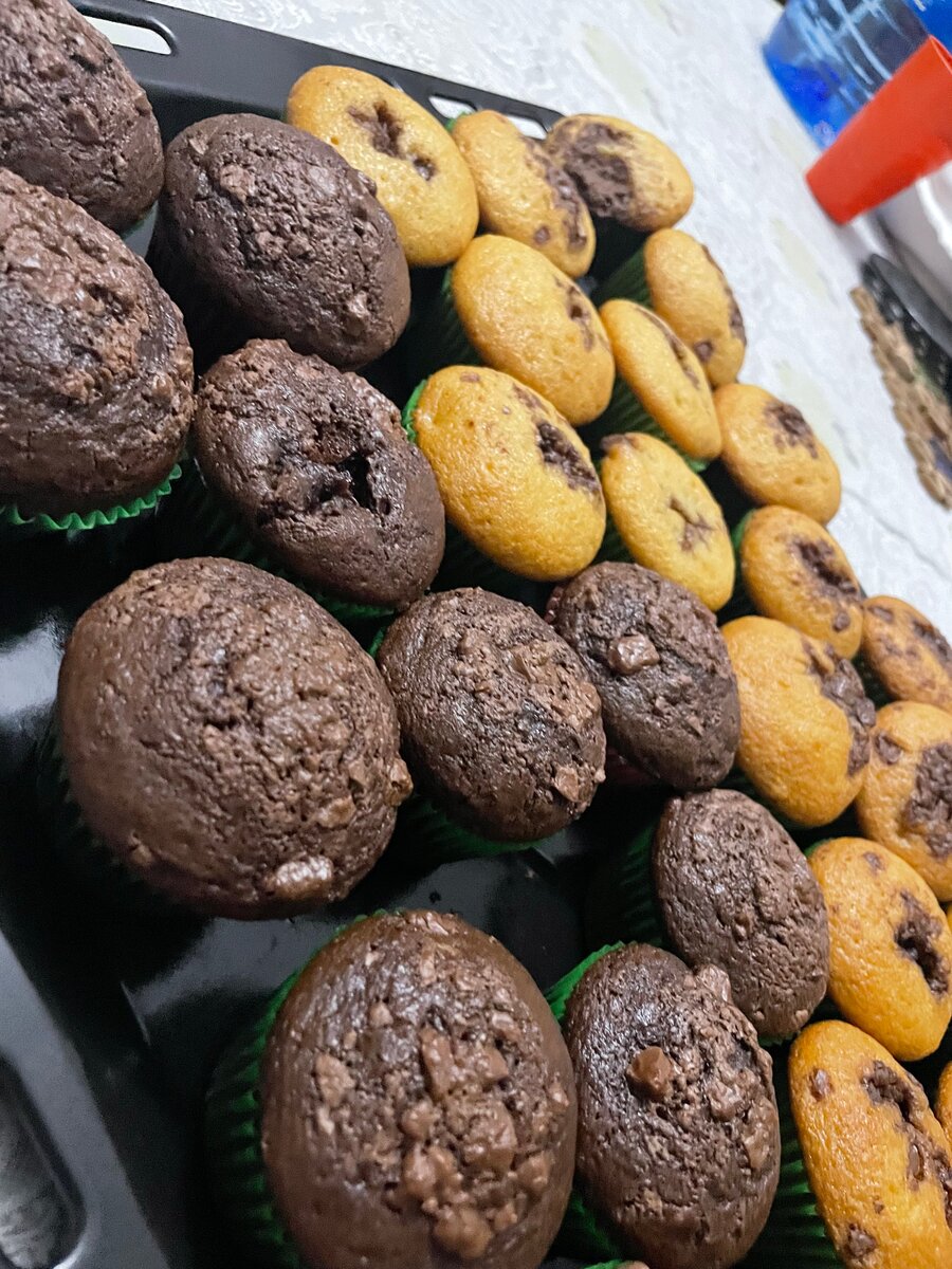 Muffins au Chocolat et Vanille