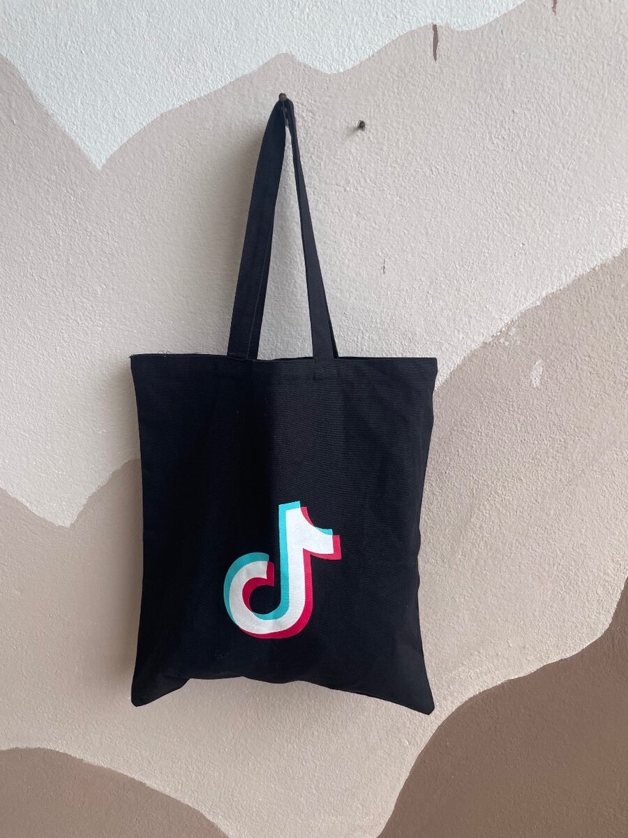 Sac en toile logo TikTok