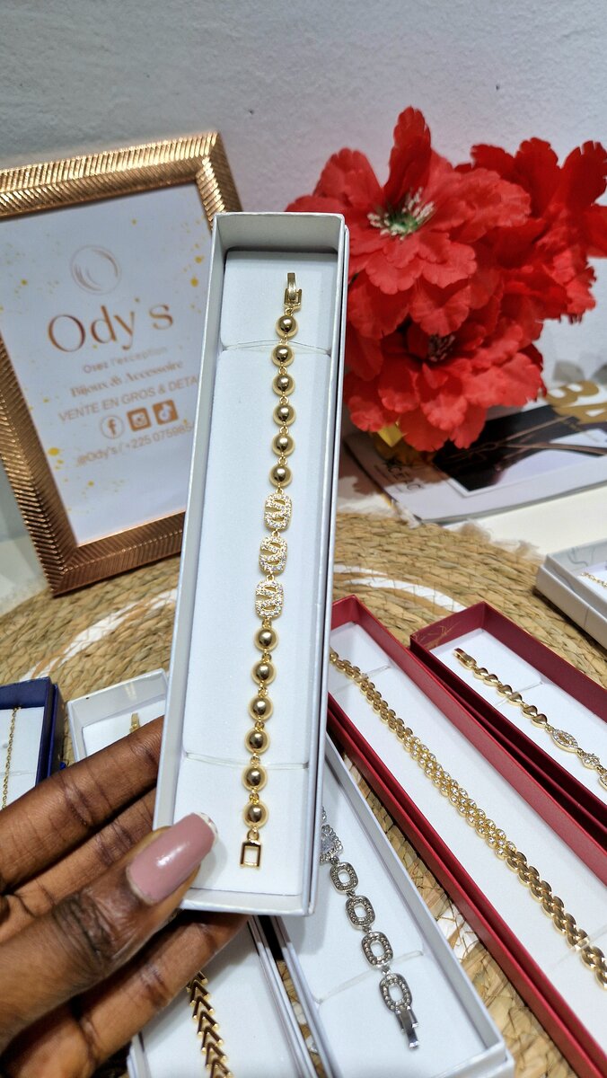 Bracelets élégants en or