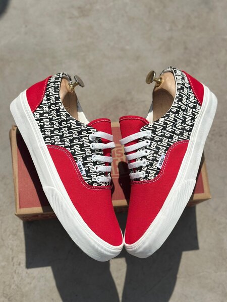 Baskets unisex rouge tendance