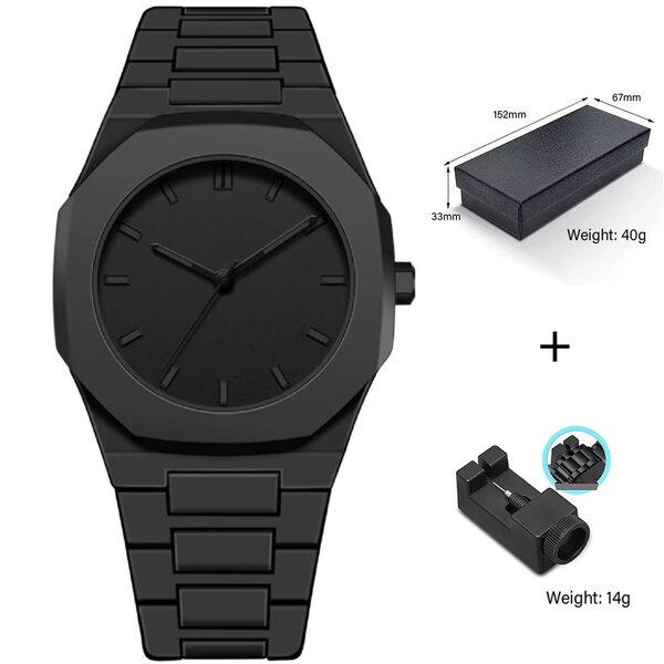 Montre élégante en acier